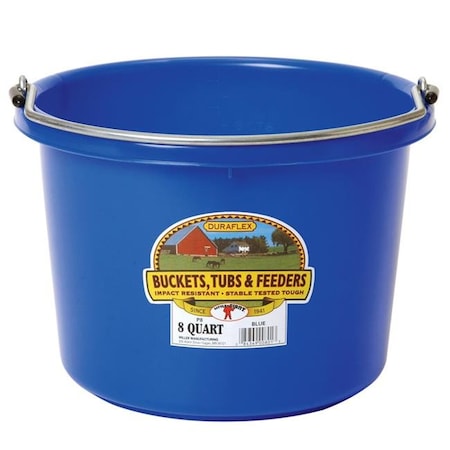 Miller Miller 7019250 8 qt. Little Giant Bucket - Blue 7019250
